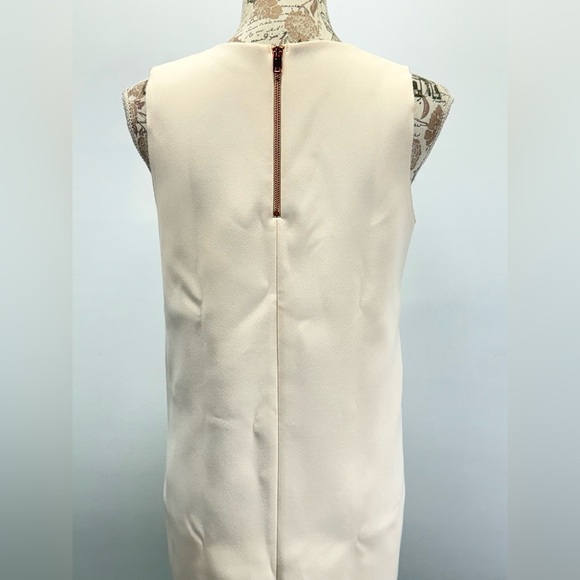 TOPSHOP Blue and Cream color block sleeveless Mini Dress size M - Picture 6 of 13